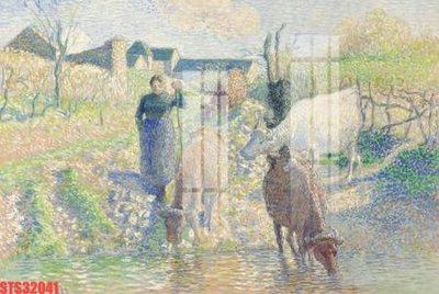 File tranh gốc PSD Tranh sơn dầu phương tây tổng hợp STS32041 còn nguyên layer