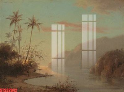 File gốc Tranh sơn dầu phương tây tổng hợp STS32042 (cho in 3D) độc đáo