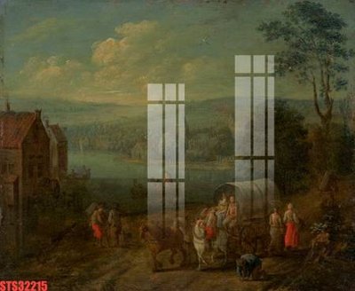 File ảnh Tranh sơn dầu phương tây tổng hợp STS32215 (gốc) in quảng cáo ngoài trời