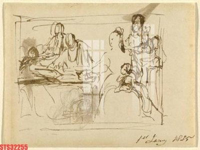 File tranh Tranh sơn dầu phương tây tổng hợp STS32255 (file gốc) chuẩn màu in