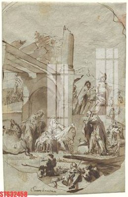 File gốc Tranh sơn dầu phương tây tổng hợp STS32458 (thiết kế) độc quyền