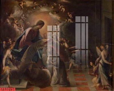 Tải file Tranh sơn dầu phương tây tổng hợp STS32738 (PSD) cho in tranh kính