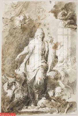 File tranh Tranh sơn dầu phương tây tổng hợp STS32765 (gốc) chủ đề động vật