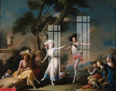 File in lụa Tranh sơn dầu phương tây tổng hợp STS32768 (hoa văn) Tranh sơn dầu phương tây tổng hợp STS32768