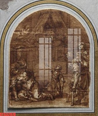 File tranh Tranh sơn dầu phương tây tổng hợp STS32970 (bản gốc) treo phòng ăn