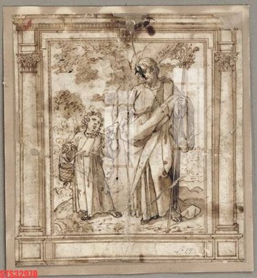 Download file gốc Tranh sơn dầu phương tây tổng hợp STS32978 (in mica) logo