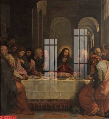 Tải file Tranh sơn dầu phương tây tổng hợp STS33028 (gốc) in tranh tráng gương