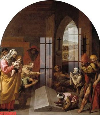 File in trần Tranh sơn dầu phương tây tổng hợp STS33058 (bản gốc) bầu trời