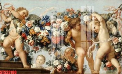 Tải file Tranh sơn dầu phương tây tổng hợp STS33180 (ảnh gốc) file AI/EPS