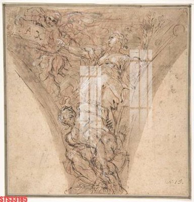 Ảnh mô tả file gốc in mica Tranh sơn dầu phương tây tổng hợp STS33185