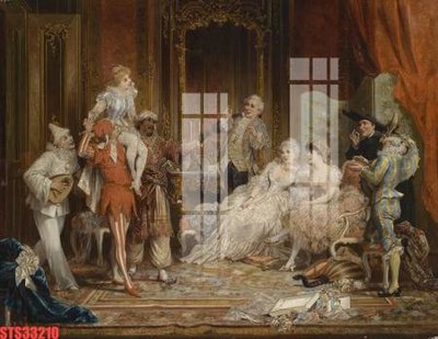 Download file tranh PSD Tranh sơn dầu phương tây tổng hợp STS33210 để chỉnh sửa