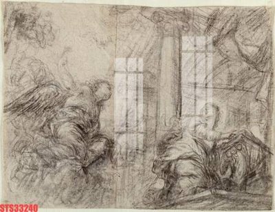 File tranh Tranh sơn dầu phương tây tổng hợp STS33240 (gốc) chủ đề trẻ em