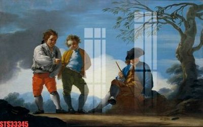 File ảnh Tranh sơn dầu phương tây tổng hợp STS33345 (gốc) dùng in Pano