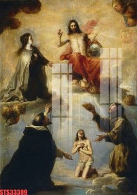 Tải file Tranh sơn dầu phương tây tổng hợp STS33389 (PSD) cho in tranh kính