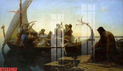 File gốc in ấn Tranh sơn dầu phương tây tổng hợp STS33462 độ phân giải cao