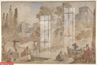 File PSD Tranh sơn dầu phương tây tổng hợp STS33466 (chất lượng in ấn)