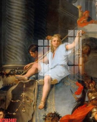 File gốc Tranh sơn dầu phương tây tổng hợp STS33487 (in lụa) trang trí tường