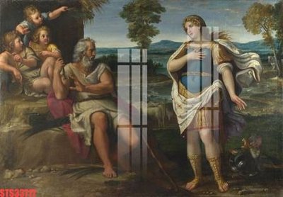 File in trần Tranh sơn dầu phương tây tổng hợp STS33717 (file gốc) hoa văn 3D