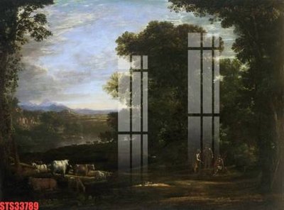 File ảnh Tranh sơn dầu phương tây tổng hợp STS33789 (gốc) in decal dán tường