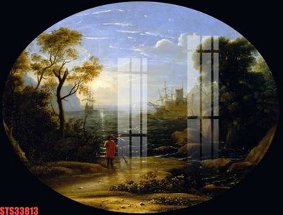 File in trần Tranh sơn dầu phương tây tổng hợp STS33813 (file gốc) chủ đề vũ trụ