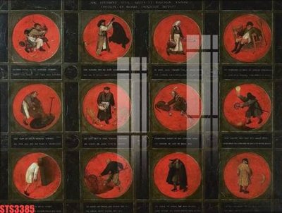 Tải file Tranh sơn dầu phương tây tổng hợp STS3385 (ảnh gốc) in tranh kính