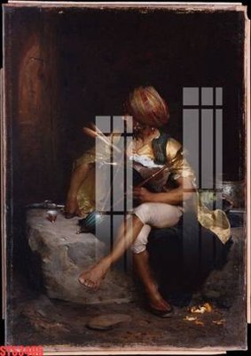 File ảnh Tranh sơn dầu phương tây tổng hợp STS3405 (gốc) trang trí khách sạn