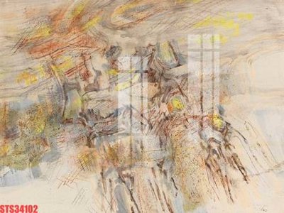 File gốc Tranh sơn dầu phương tây tổng hợp STS34102 (phong cách) tối giản