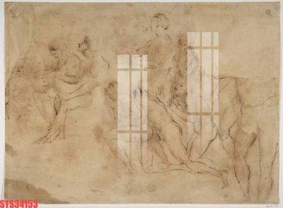 File gốc Tranh sơn dầu phương tây tổng hợp STS34153 (in tráng gương) ốp tường