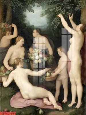 File tranh Tranh sơn dầu phương tây tổng hợp STS34222 (gốc) chủ đề trừu tượng