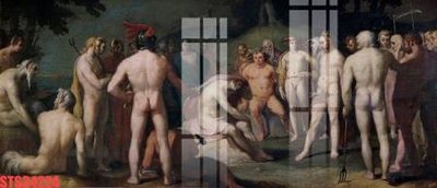 File tranh in mica Tranh sơn dầu phương tây tổng hợp STS34224 (độ phân giải cao)