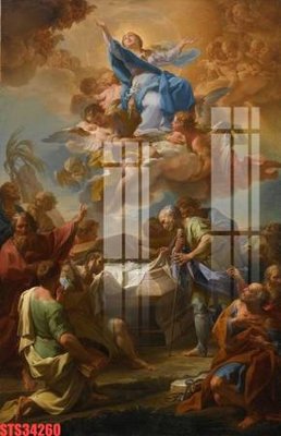 File PSD Tranh sơn dầu phương tây tổng hợp STS34260 (chất lượng in ấn)