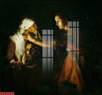 Download file Tranh sơn dầu phương tây tổng hợp STS34333 (gốc) in mica bàn thờ