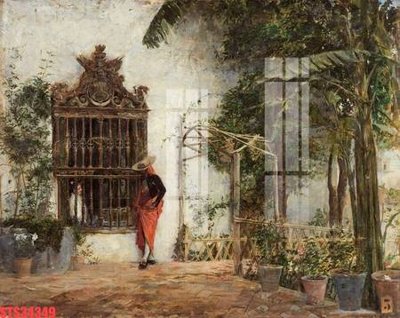 Tải file Tranh sơn dầu phương tây tổng hợp STS34349 (ảnh gốc) in gạch 3D