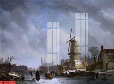 File gốc Tranh sơn dầu phương tây tổng hợp STS34352 (in lụa) tranh phong thủy