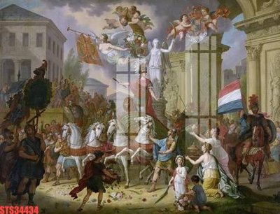 Tải file Tranh sơn dầu phương tây tổng hợp STS34434 (gốc) làm file in ấn