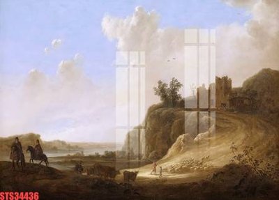 File in trần Tranh sơn dầu phương tây tổng hợp STS34436 (bản gốc) phong cảnh