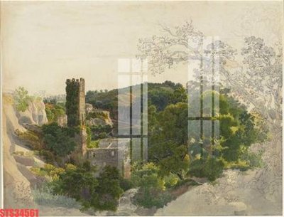 File in lụa Tranh sơn dầu phương tây tổng hợp STS34561 (hoa văn) Tranh sơn dầu phương tây tổng hợp STS34561