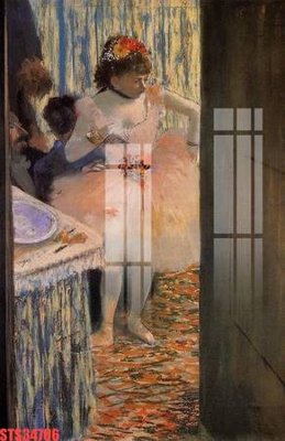 File tranh Tranh sơn dầu phương tây tổng hợp STS34706 (bản gốc) in lụa 5D