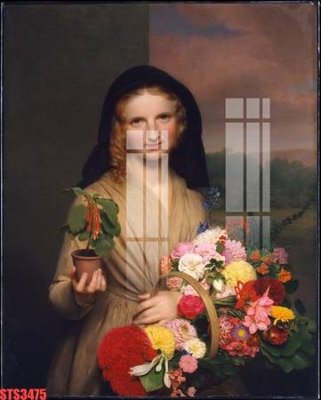 File tranh Tranh sơn dầu phương tây tổng hợp STS3475 (bản gốc) in lụa 3D