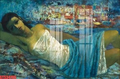 File tranh quảng cáo Tranh sơn dầu phương tây tổng hợp STS34795 (file gốc) chuyên nghiệp