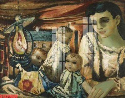 File gốc Tranh sơn dầu phương tây tổng hợp STS34805 (in lụa) chi tiết cao