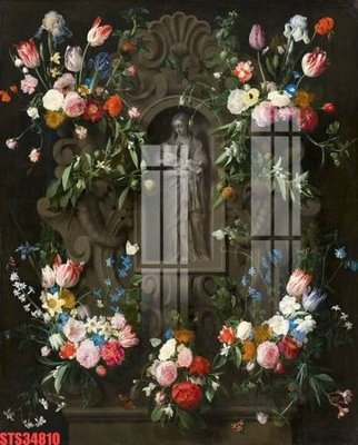 File in trần Tranh sơn dầu phương tây tổng hợp STS34810 (bản gốc) phong cảnh