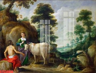 Tải file tranh gốc Tranh sơn dầu phương tây tổng hợp STS34846 chất lượng cao