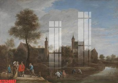 File gốc Tranh sơn dầu phương tây tổng hợp STS34867 (in tráng gương) nghệ thuật