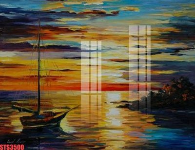 Ảnh gốc Tranh sơn dầu phương tây tổng hợp STS3500 (nét căng) in mica