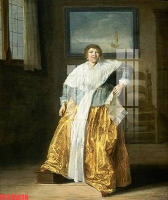 File tranh Tranh sơn dầu phương tây tổng hợp STS35038 (bản gốc) in lụa dán tường