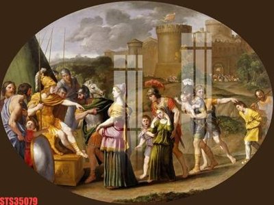 Download file gốc Tranh sơn dầu phương tây tổng hợp STS35079 (độ nét cao)