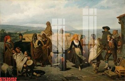 File PSD Tranh sơn dầu phương tây tổng hợp STS35152 (bản gốc) cho nhà in