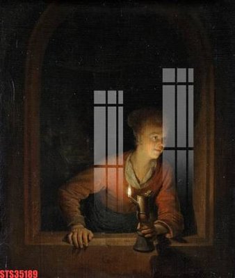 File in lụa Tranh sơn dầu phương tây tổng hợp STS35189 (chất lượng cao) Tranh sơn dầu phương tây tổng hợp STS35189