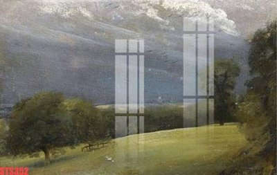 File tranh gốc in trần nhà Tranh sơn dầu phương tây tổng hợp STS352 3D